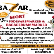 Bazar Skelund lørdag d. 18 august 2012 fra kl 10-15 på Solgården